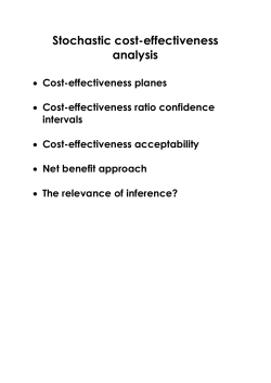 Cost-effectiveness plane