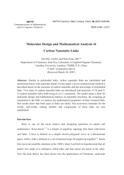Molecular Design and Mathematical Analysis of Carbon Nanotube