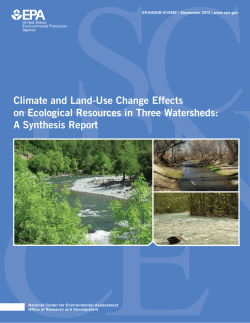 Climate and Land-Use Change Effects on Ecological