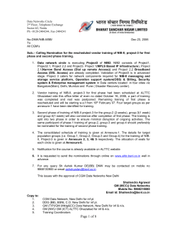 No-DNW/NIB-II/BB/ Dec 23, 2006 To All CGM`s Sub.:
