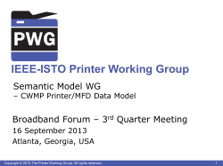 pwg-cwmp-data-model - Printer Working Group