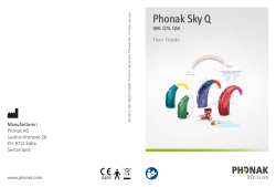 Phonak Sky Q User Guide