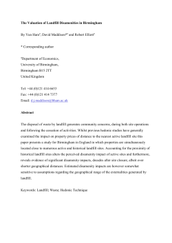 Landfill Externalities Revision 2 (PDF - 765kB)