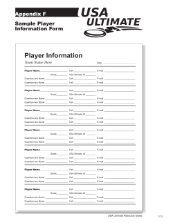 Player Information