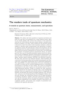 The modern tools of quantum mechanics