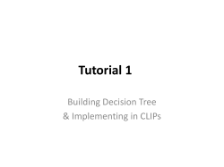 Implementing decision tree in CLIPS