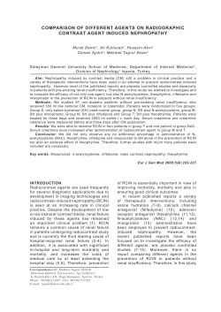 comparison of different agents on radiographic contrast agent