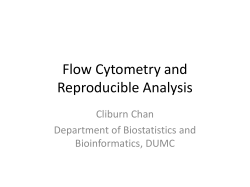 Flow Cytometry and Reproducible Analysis - CFAR-CIG