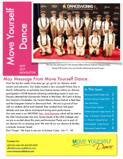 MYD Newsletter- May 2017