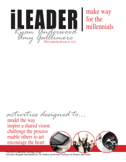 Elvis Evolution - Student Leadership Challenge
