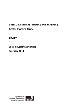 3. reporting - Department of Transport, Planning and Local