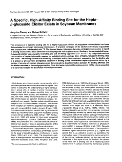 glucoside Elicitor Exists in Soybean Membranes