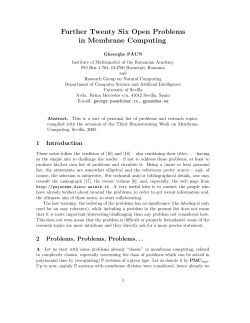 Further Twenty Six Open Problems in Membrane Computing