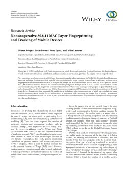 Noncooperative 802.11 MAC Layer Fingerprinting and Tracking of