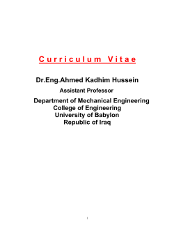 Basrah , Iraq ) / International Journal of Thermal Sciences.