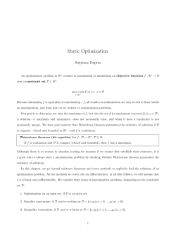 5. Static Optimization