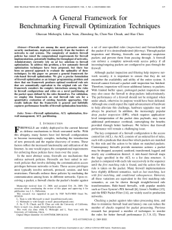 A General, Formal Framework for Evaluating Firewall Optimization