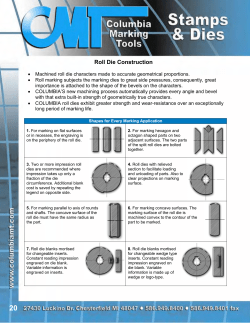 Steel Stamps and Marking Dies