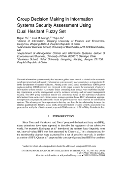 Group Decision Making in Information Systems Security Assessment