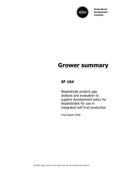 SF 104 final psg - AHDB Horticulture