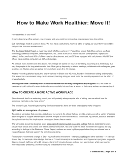 How to Make Work Healthier: Move It!