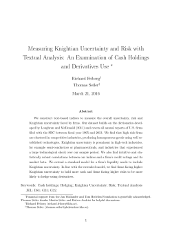 Measuring Knightian Uncertainty and Risk with Textual Analysis: An