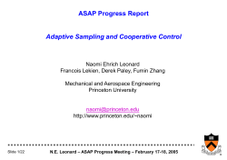 NE Leonard &ndash; ASAP Progress Meeting