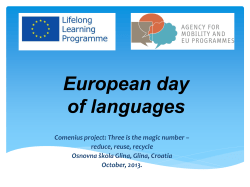 European day of languages