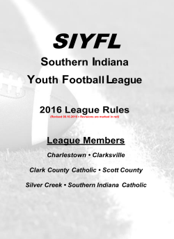 Southern Indiana Youth Football League