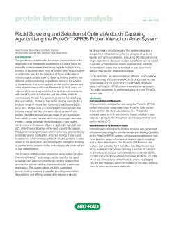 protein interaction analysis - Bio-Rad