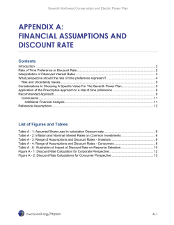 appendix a: financial assumptions and discount rate