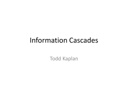 Information Cascades