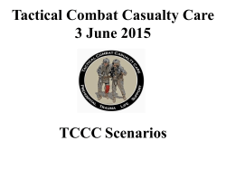 0203PP05 TCCC Scenarios 120817 - Special Operations Medical