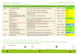 Spring 2017 - Norfolk Community Health and Care NHS Trust