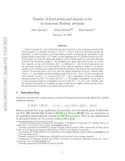 Number of fixed points and disjoint cycles in monotone Boolean