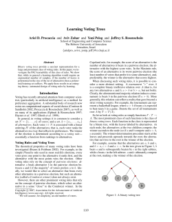 Learning Voting Trees