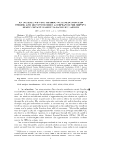 An Ordered Upwind Method with Precomputed Stencil and