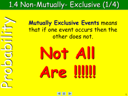 06 Non Mutually Exclusive Events