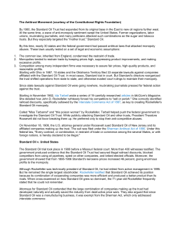 The Antitrust Movement Article WS