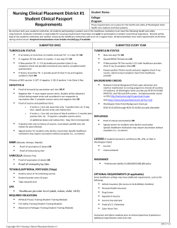 Student Nurse and Clinical Faculty