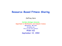 PPSN VII September 10, 2002 - Computer science