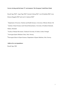 Andersen PrevMed 2008