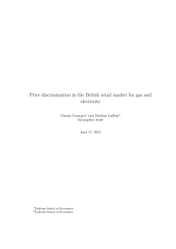 Price discrimination in the British retail market for gas and