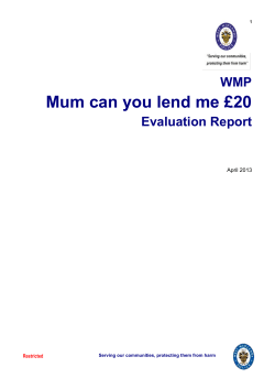 Feedback report for mum can you lend me 20 quid West
