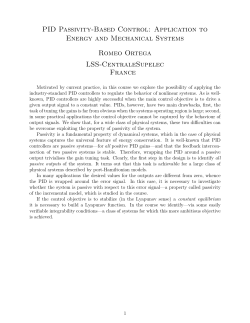 Lecture by Romeo ORTEGA