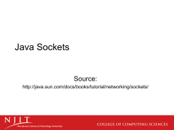 Java Sockets