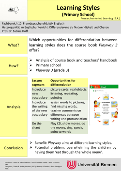 Primary School - Fachbereich 10