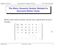 The Matrix Geometric/Analytic Methods for Structured Markov Chains