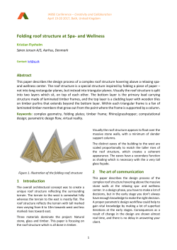 Folding roof structure at Spa- and Wellness