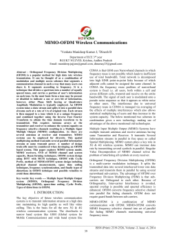 MIMO-OFDM Wireless Communications